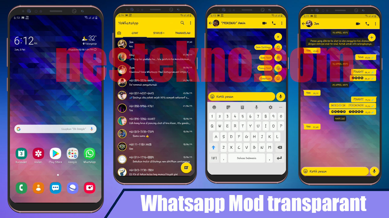 Whatsapp Mod Transparant 
