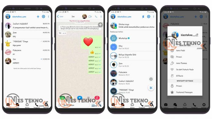 Download Aero Whatsapp Mod Iphone Tema Ios 13 Xml Terbaru 2019